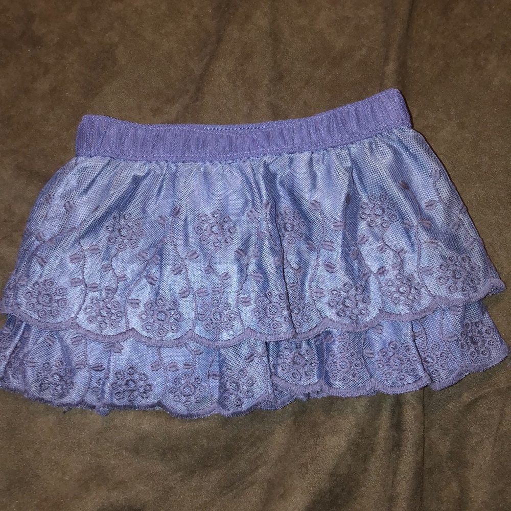 Blue Lace Skirt